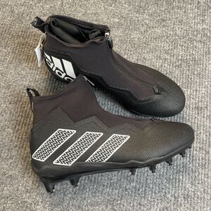 Adidas Nasty 2.0 Men Size 13 Mid Football Cleats Shoes Black White GV8309 NEW